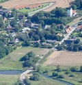 Luftfoto over Vridsted.