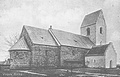 Vroue kirke set fra nord år 1905. Foto venligst modtaget fra Hans Clausen, Skive